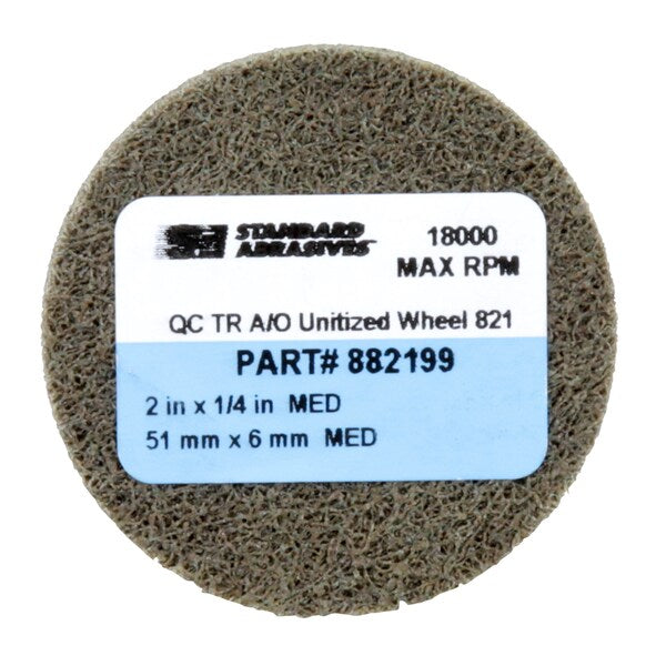 Std Abrsvs QC TR A/O Unitized Whl 882199,821 2inx1/4in, 10/pk