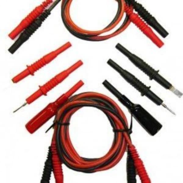 Test Leads w/Mini, Banana Jacks