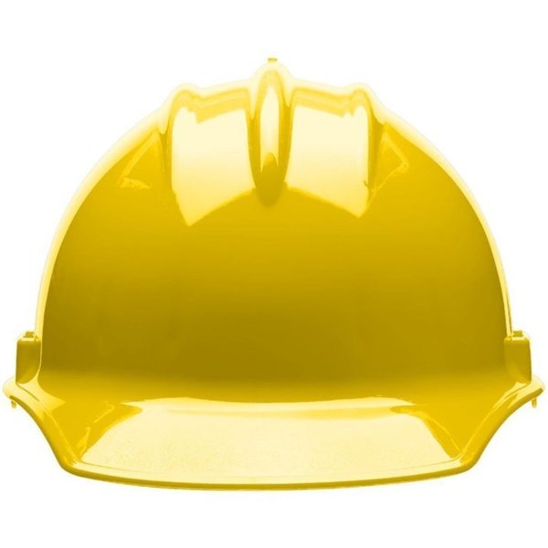 Front Brim Hard Hat, Type 1, Class C, Ratchet (6-Point), Yellow