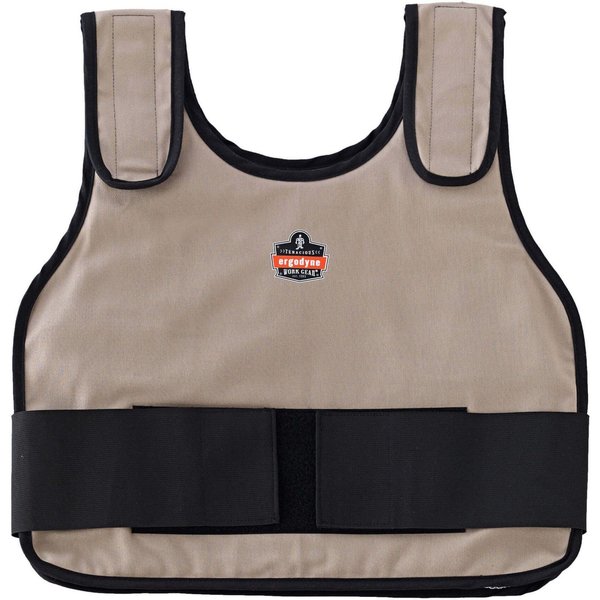 Cooling Vest with Packs, Khaki, S/M