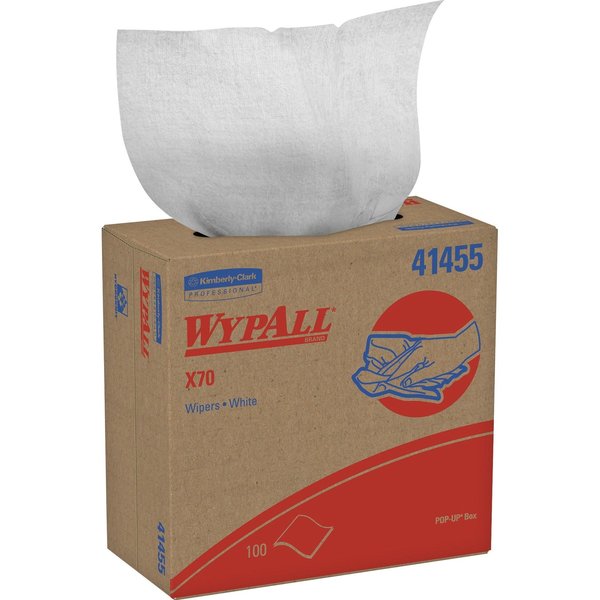 Dry Wipe, X70, Extended Use Reusable Cloth, Pop Up Box, 8 1/4 x 16 3/4 in, 100 Sheets