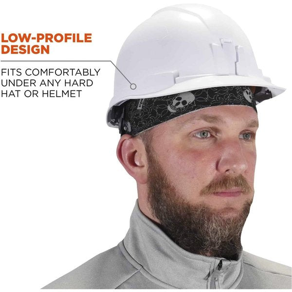 Skull Cap, Black/White, Skulls