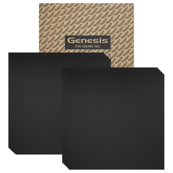 Smooth Pro Ceiling Tile, 24 in W x 24 in L, 12 PK