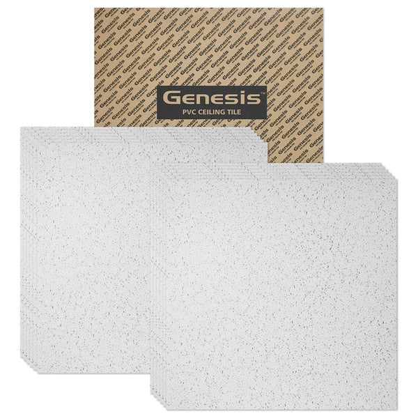 Printed Pro Ceiling Tile, 24 in W x 24 in L, 12 PK