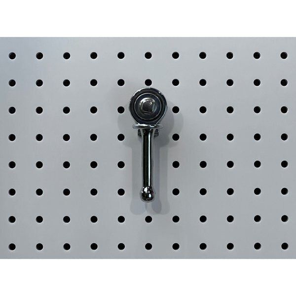3/4 In. I.D. Steel Single Ring Tool Holder for 1/8 In. and 1/4 In. Pegboard 10 Pack