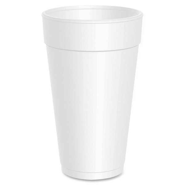 Disposable Hot cup 20 oz. White, Foam, Pk500