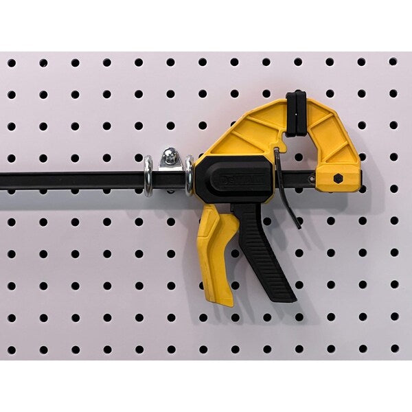 3/4 In. I.D. Steel Double Ring Tool Holder for 1/8 In. and 1/4 In. Pegboard 10 Pack