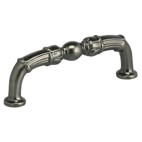 Center to Center Ornate Cabinet Pull Antique Nickel 3-1/2