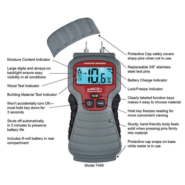 Moisture Meter, AccuMaster XT
