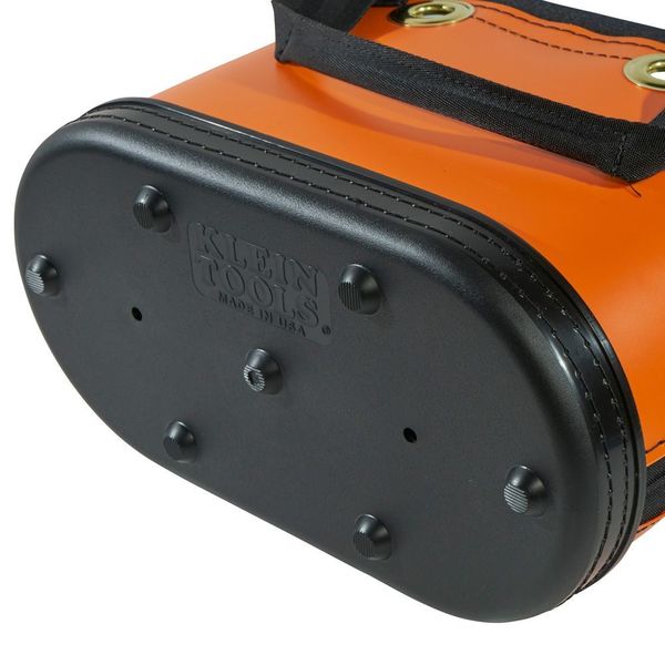Tool Storage Bucket, Orange/Black, 10