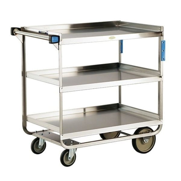 Stainless Steel Utility Cart; 700 Lb Capacity, 3 Shelf, 21