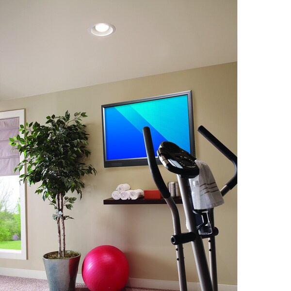 Ceiling Recessed Fan, 70 cfm cfm, 4 in Duct Dia., 120V AC, Yes