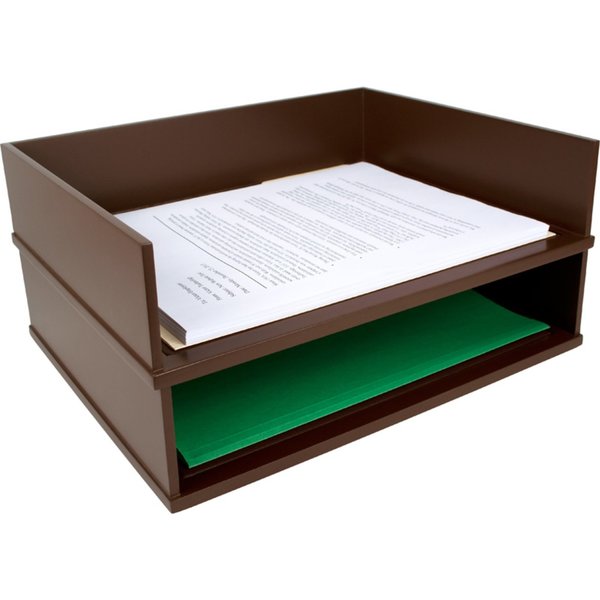Stacking Letter Tray, Brown
