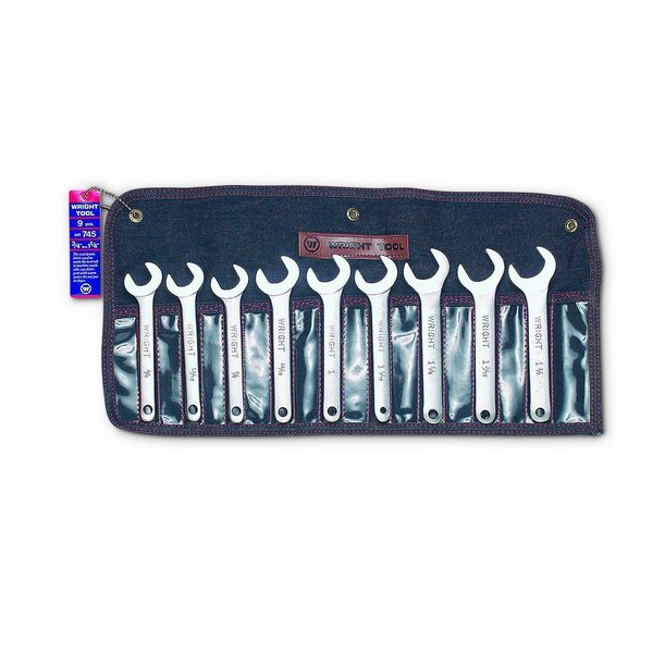 Service Wrench 9 Piece Set - 30 Degrees