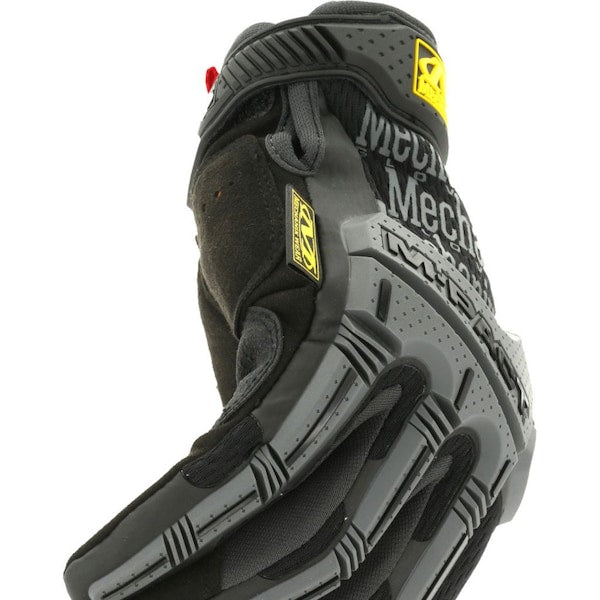 M-Pact Impact Resistant Work Gloves, Vibration Absorption, TPR, Black/Gray, Large, 1 Pair