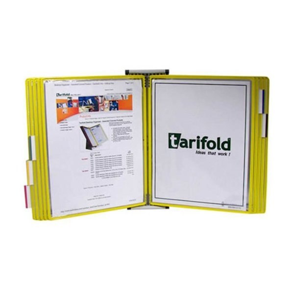Document Wall Display Unit, 10 Yellow Poc