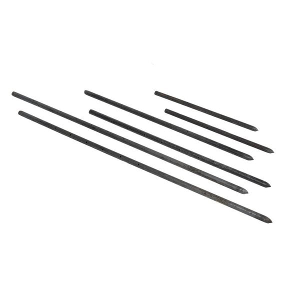10, 36 In X 3/4 In Nail Stakes With Holes