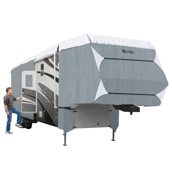Toy Hauler Cover, 37 ft.-41 ft. L RVs Grey
