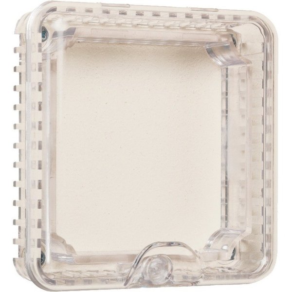 Flush Mount Clear Poly Small Thermostat Protector 4