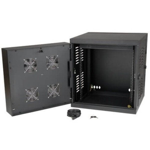 WM Rack, 12U, Hinged, NEMA, Heavy Duty