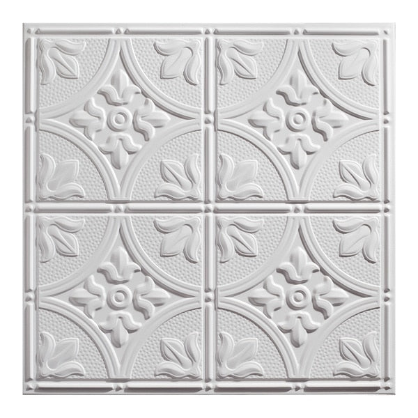 Antique Ceiling Tile, 24 in W x 24 in L, 12 PK