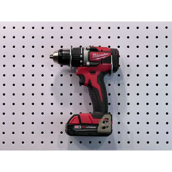 2-1/4 In. Curved Steel Pegboard Hook for 1/8 In. and 1/4 In. Pegboard 10 Pack