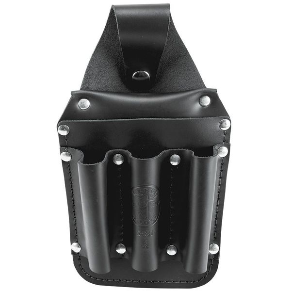 Black Leather 6 Pockets