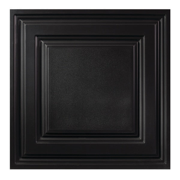 Icon Relief Ceiling Tile, 24 in W x 24 in L, 12 PK