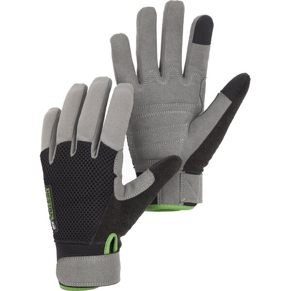 Durable, synthetic suede work gloves, PR