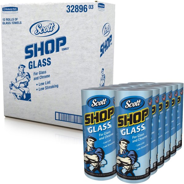 Shop Towel Glass Blue, 11