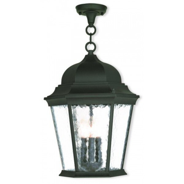 Hamilton 3 Light Textured Black Outdoor