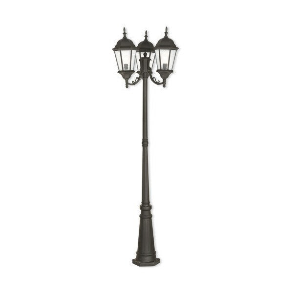 Hamilton 3 Light Textured Black Outdoor
