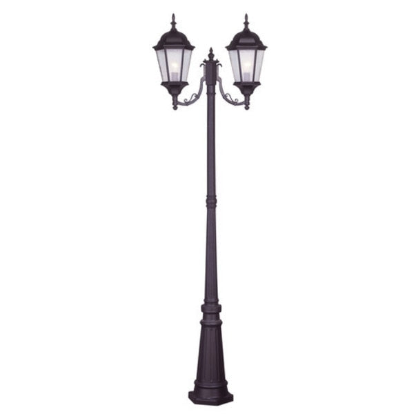 Hamilton 2 Light Bronze Outdoor 2 Head Post