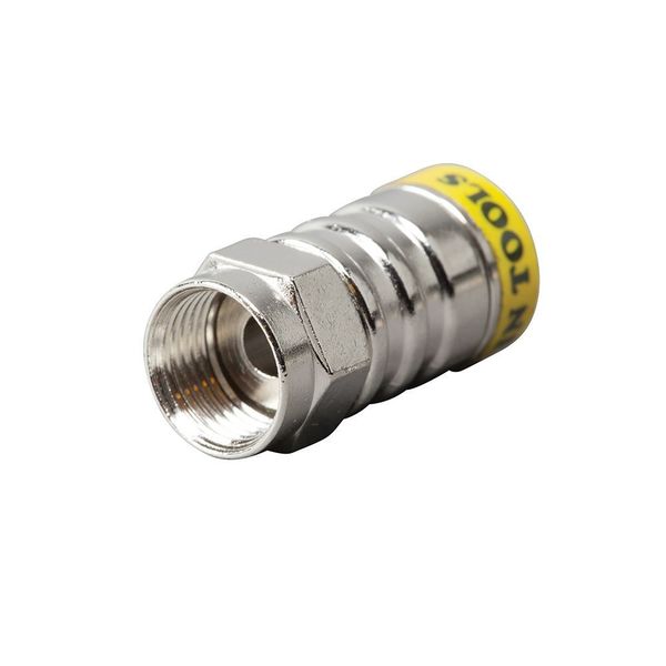 Push-On F Connectors RG6/6Q 10-Pack