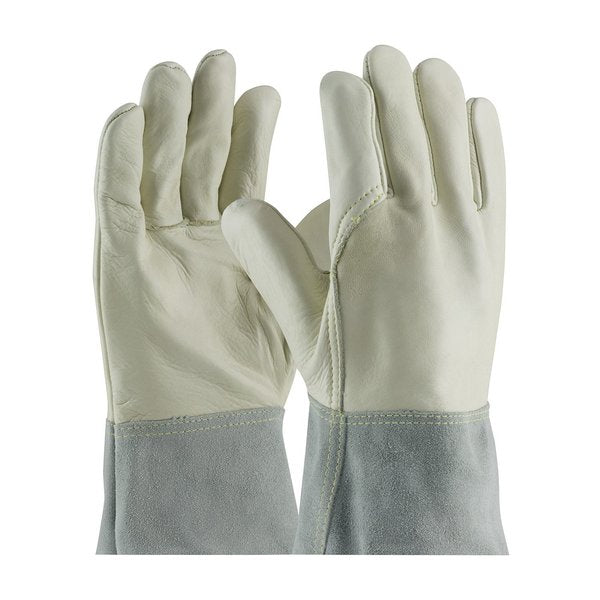 MIG/TIG Welding Gloves, Cowhide Palm, XL, 12PK
