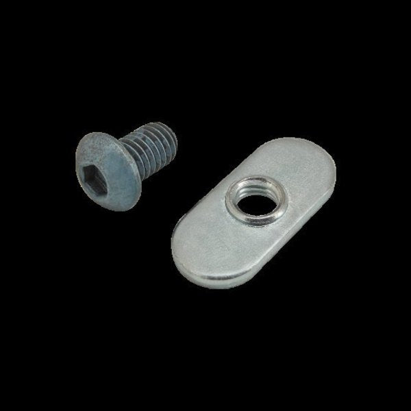 M6-1.00 Socket Head Cap Screw, Blue Zinc Plated Steel, 10 mm Length