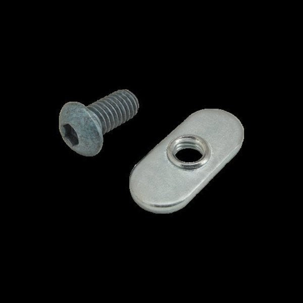 M6-1.00 Socket Head Cap Screw, Blue Zinc Plated Steel, 12 mm Length