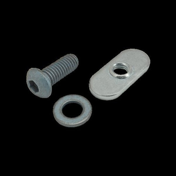 M6-1.00 Socket Head Cap Screw, Blue Zinc Plated Steel, 16 mm Length