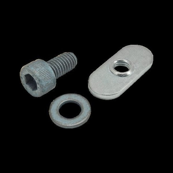 M6-1.00 Socket Head Cap Screw, Blue Zinc Plated Steel, 12 mm Length