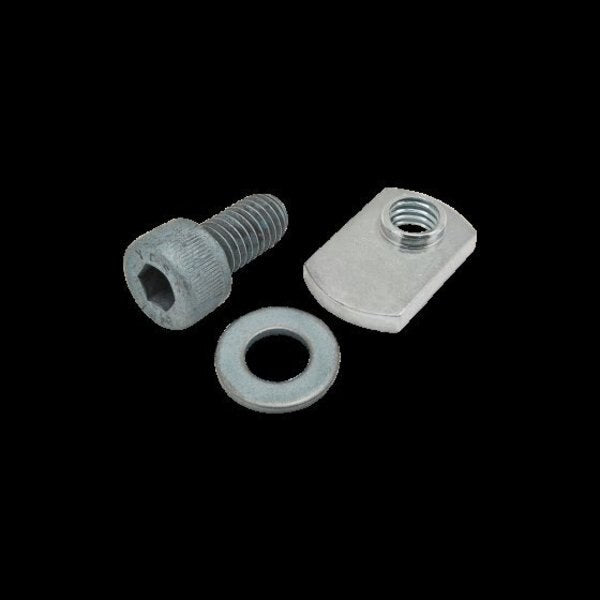 M8-1.25 Socket Head Cap Screw, Black Zinc Plated Steel, 16 mm Length