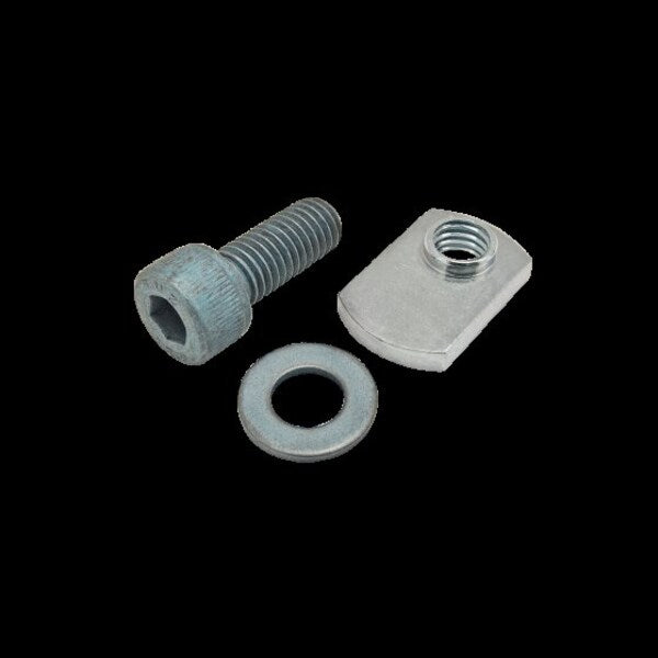 M8-1.25 Socket Head Cap Screw, Blue Zinc Plated Steel, 20 mm Length
