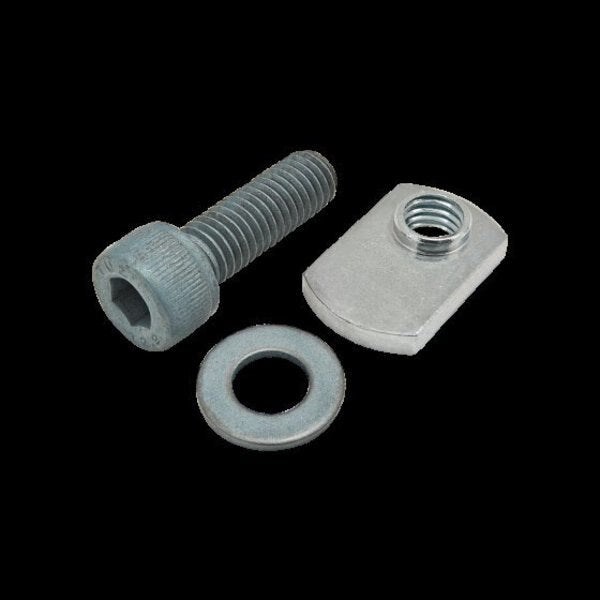 M8-1.25 Socket Head Cap Screw, Blue Zinc Plated Steel, 25 mm Length