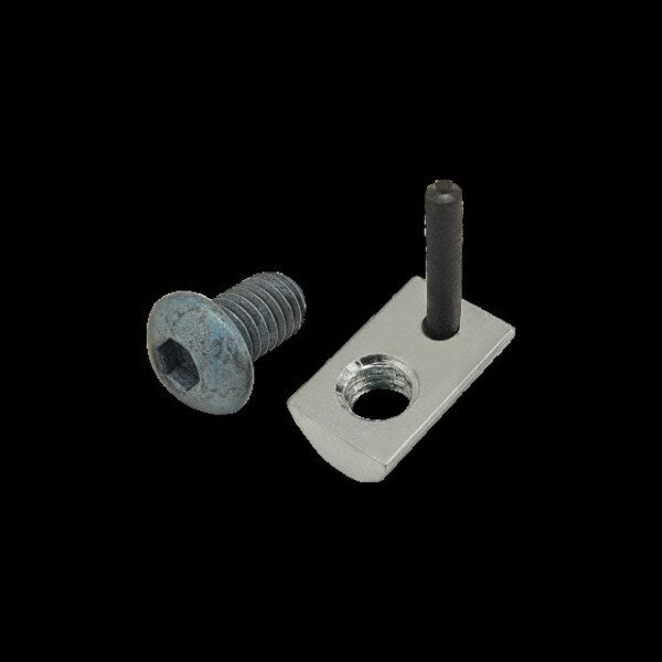 M6-1.00 Socket Head Cap Screw, Blue Zinc Plated Steel, 10 mm Length