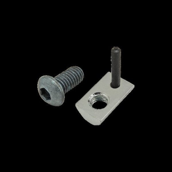 M6-1.00 Socket Head Cap Screw, Blue Zinc Plated Steel, 12 mm Length