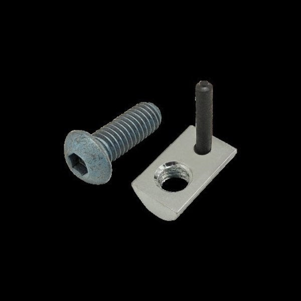 M6-1.00 Socket Head Cap Screw, Blue Zinc Plated Steel, 16 mm Length