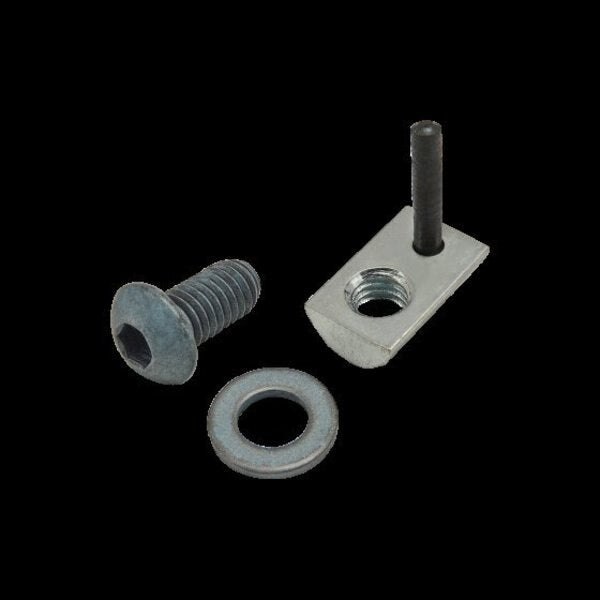 M6-1.00 Socket Head Cap Screw, Blue Zinc Plated Steel, 12 mm Length