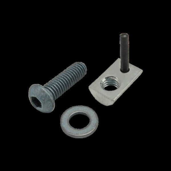 M6-1.00 Socket Head Cap Screw, Blue Zinc Plated Steel, 20 mm Length