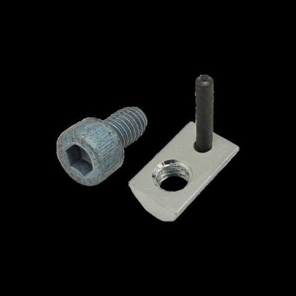 M6-1.00 Socket Head Cap Screw, Blue Zinc Plated Steel, 10 mm Length