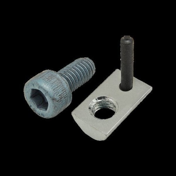 M6-1.00 Socket Head Cap Screw, Blue Zinc Plated Steel, 12 mm Length