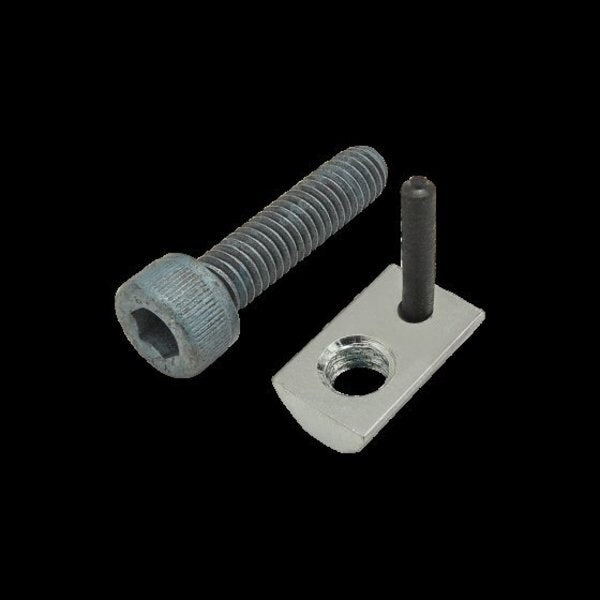 M6-1.00 Socket Head Cap Screw, Blue Zinc Plated Steel, 25 mm Length